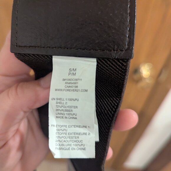 Forever 21 Woven Women's Brown Belt- Size Small - Picture 4 of 5
